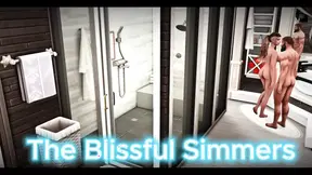 The Blissful Simmers _sims Evelyn and Eros Have Steamy Hot Sex in Bathtub