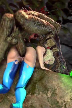 Samus Vs Predator by 26regionsfm (animation with Sound) 3D Hentai Porn Sfm