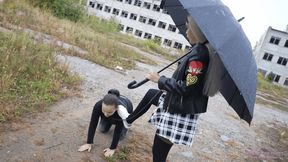 NICOLE - You don't need an umbrella, do you, I suppose? (4K)