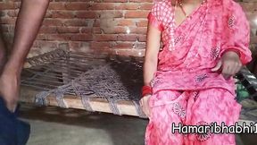 Dirty Indian village wife gets frisky with her lover