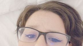 Glass dildo POV