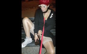 Chubby MILF in Cute Glasses Masturbates Herself