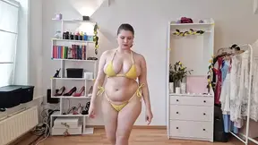 Oh My Fucks, Model's Gonna Get Fisted Out Of Her G-String On The Catwalk And She's Freaking Out!