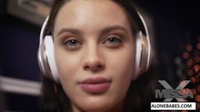 Busty Brunette Lana Rhoades Watching Porn With StepBrother - amateur hardcore