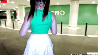 NUDE BROAD DAYLIGHT ACTION! Nadja Reys Sizzling Parking Lot Tryst EXPOSED!