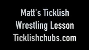 Matt's Ticklish Wrestling Lesson
