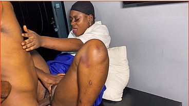 Ebony student came to fuck not study
