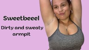 Sweaty and dirty armpits