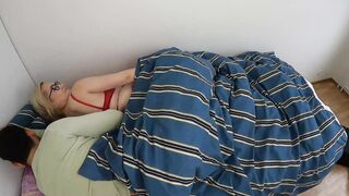 Sharing motel bed with stepsister