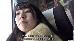Cute Japanese wife tries first affair with JAV director