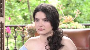 Young Whore Francesca Dicaprio Shamed, Tied-up, and Fucked in Public!
