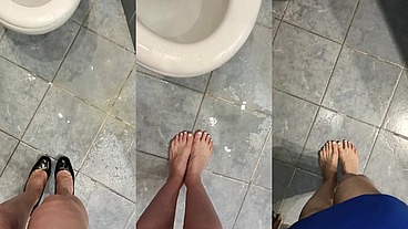 Standing pee mess