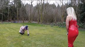 Puppy training: Mistress Nikki Whiplash trains her pup Rogue to be a good girl! WL1761
