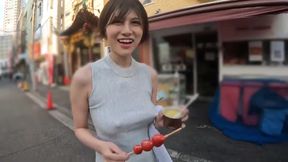 Mei&#039;s Saucy expose: Bra-less, Stockings Up, Deep Diving POV Delight