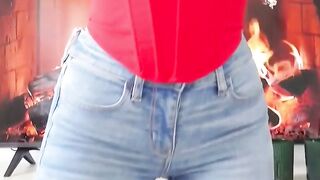 PAWG stepsis keeps riding cock till sperm drips down her pie
