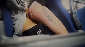 Bus ride booty call with an unknown partner