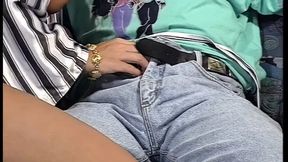 Sexy Oma Seduces Young Nephew on the Sofa at Grandma's Husband's House