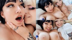 BAD stepMOMMY & stepSISTER FUCK U!! POV TABOO SEX with Little Puck and Kiley Corrupt - hd mp4