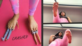 Giantess Fury: Tiny Men Pay the Price - Mistress Enola - Stomping non STOP ( 4K)