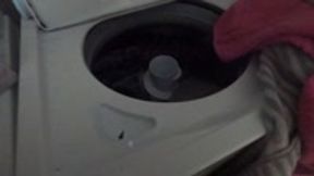 Teeny hiding in Giantess laundry Basket POV 4k