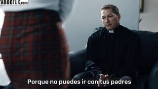 PERVERTED priest blesses innocent 18 year old with his holy cum