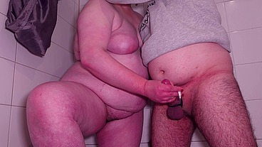 My stepmom surprised me in the shower - we both squirted uncontrollably