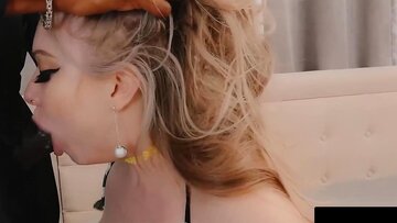 UKSubSluts. - Kaiia Eve spanked and facefucked