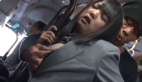 Asian chick hottie fucked in a bus