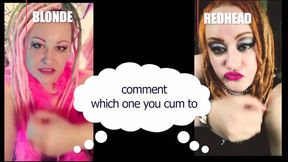 When either fiery redhead or golden blonde blows you