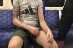 Draped British - utterly High Risk Fuck-Fest Live On Engaged London Underground train