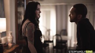 Petite brunette sucking stepcousins bbc