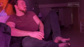 Jerk To Spoiled Boyfriends Feet cuckold joi