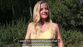 Czech Beaty rides big dick for money - Public Agent Porn