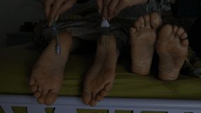 The night of the tickle seminar ( FOOT FETISH )