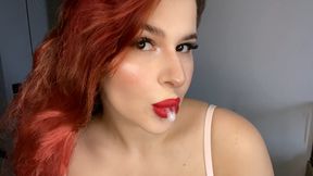Soaking Wet Red Lips, Spitfetish