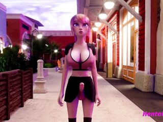 2 Sexy Futa Sweethearts Bang In The Store - Comics CG Uncensored