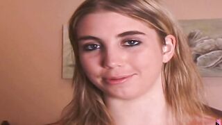 Gigantic Tit Blonde Spreads And Masturbates To Orgasm