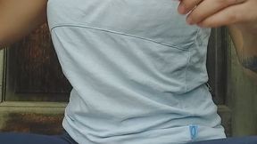 Nip Slip on the Balcony – I Know You’re Watching