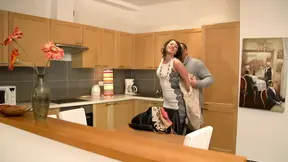 After the First Meeting in the Coffee I Lick Her Hairy Pussy and Then We Fuck at Her Home