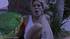 Explorer Nikki Brooks Mesmerized & Fucked By Jungle Snake (SD 720p WMV)