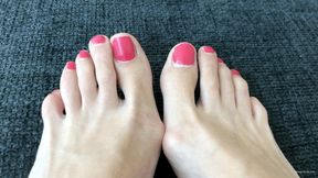 BIG FILTHY ROUGH SOLES DIRTY DRY FEET KYLIE - MOV HD