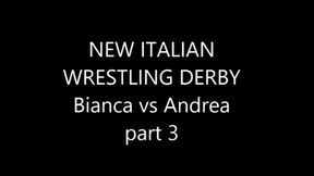 BIANCA VS ANDREA PART 3 , LEG WRESTLING , ASS BATTLE