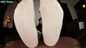 Hunny Bear dirty sock sole pov with toe wiggling! PART 2 - MP4