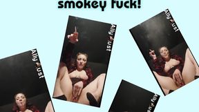 Milf seduces step son into smokey fuck