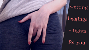 Peeing In Leggings and Tights 4 Times