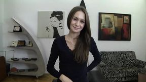 Beautiful teen gets her clam fucked hard
