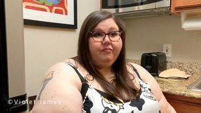 SSBBW Bedtime Pizza Craving
