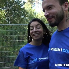 Czech amateurs couple Iveta and Adam