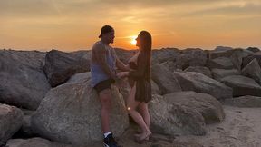 luiza marcato and leo santos fucking in public in barcelona
