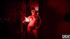 Flaming Hot Pussy: Sexy Pyromaniac Plays With Fire - PornWorld